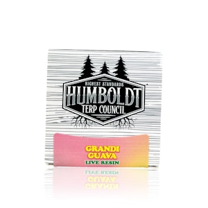 HUMBOLDT TERP COUNCIL - HUMBOLDT TERP COUNCIL - Concentrate - Grandi Guava - Live Resin 1G