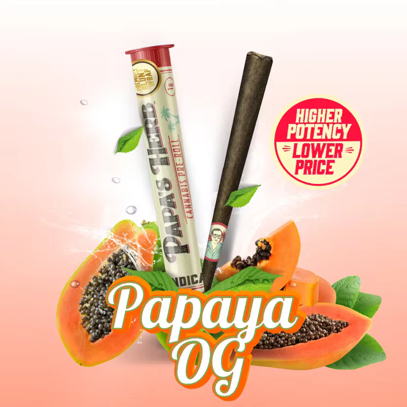 Papa's Herb - Papa's Herb | Papaya Punch 1g (Indica) - Pre-roll Main Image
