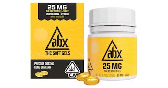 ABX - 25mg THC Soft Gels - 30ct
