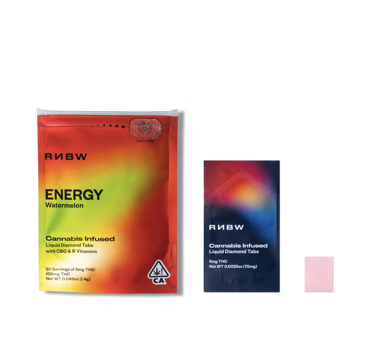 RNBW - Energy 20 Piece Tab | 5mg THC Tab | RNBW Main Image