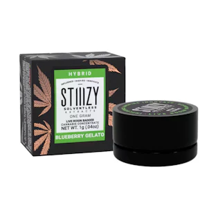 STIIIZY - BLUEBERRY GELATO LIVE ROSIN BADDER 1G - STIIIZY