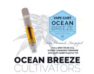 Ocean Breeze - Raspberry Sunset - 0.5g Vape Cart - Ocean Breeze