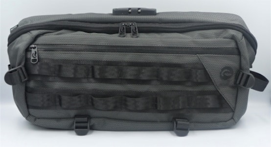 Skunk - SLING BAG (15X7.5X3.5) W/COMBO LOCK - METAL GRAY - SMELL PROOF
