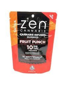 ZEN CANNABIS - Zen - Edible - Sativa Fruit Punch - 100MG