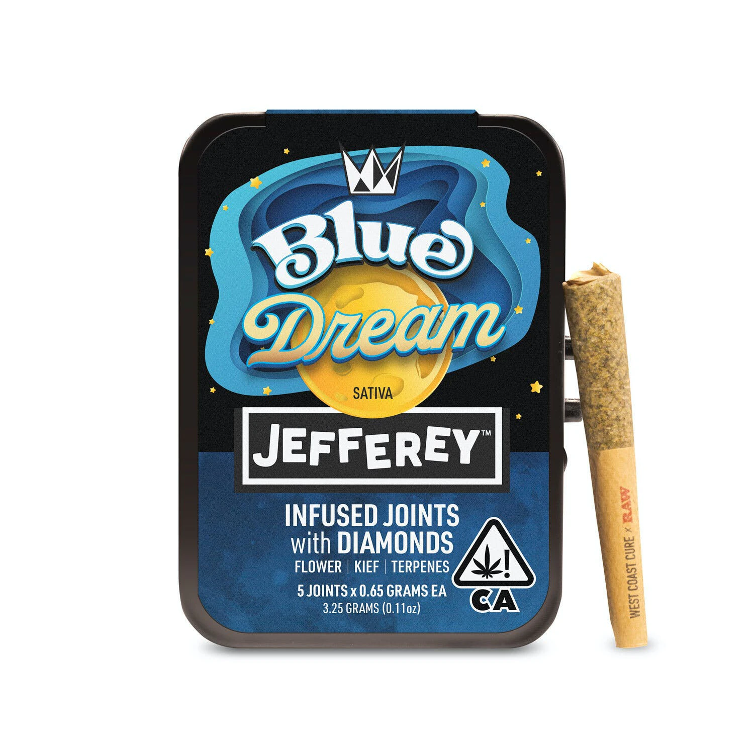 West Coast Cure - JEFFEREY INFUSED 5 PACK - BLUE DREAM .65G - WEST COAST CURE Main Image