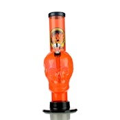 8" Acrylic Bong Water Pipe Alien Design