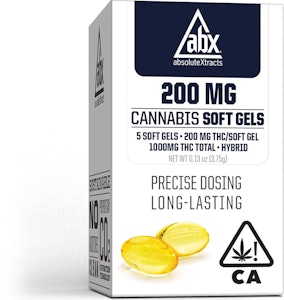 ABX - 200mg Soft Gels (5ct) - 1000mg