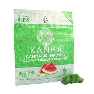 Kanha | CBD Watermelon Gummies- 10Pk | 100mg