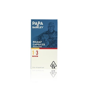 PAPA & BARKLEY - PAPA & BARKLEY - Capsules - THC Rich - 1:3 - 30-Count