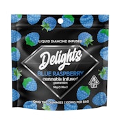 Delights LD Gummies/Blue Raspberry/100mg/(H)