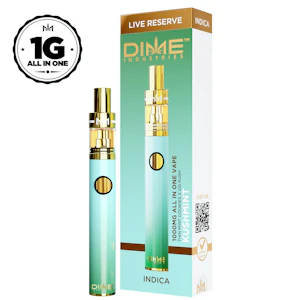 DIME INDUSTRIES - Dime Industries Kush Mint Live Reserve Disposable 1g