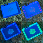 Stash Light Up Rolling Tray Blue