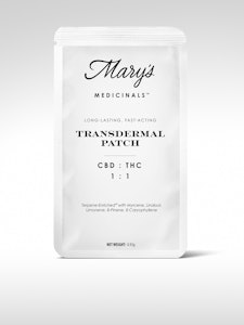 Mary's Medicinals  - 1:1 CBD:THC Transdermal Patch | Mary's Medicinals