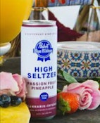 Pabst Blue Ribbon Infused High Seltzer Passion Fruit Pineapple 10mg