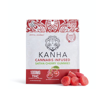 Kanha - Kanha Gummies Sativa 100mg Cherry