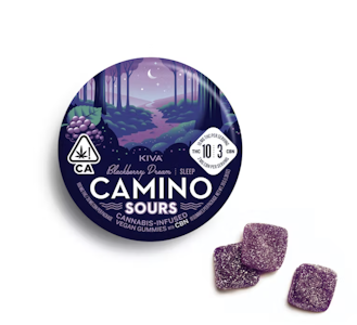 Camino Gummies - 100mg THC:CBN 10:3 Camino - Sours Blackberry Gummies
