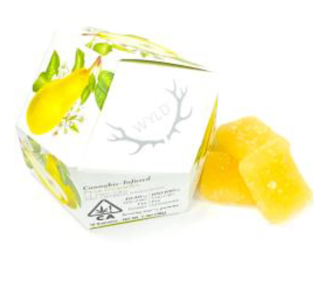 WYLD - WYLD - Pear Gummies - 1:1 CBG:THC Main Image