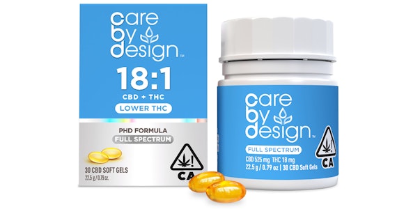 CARE BY DESIGN - Care By Design - 18:1 Soft Gels - 30ct
