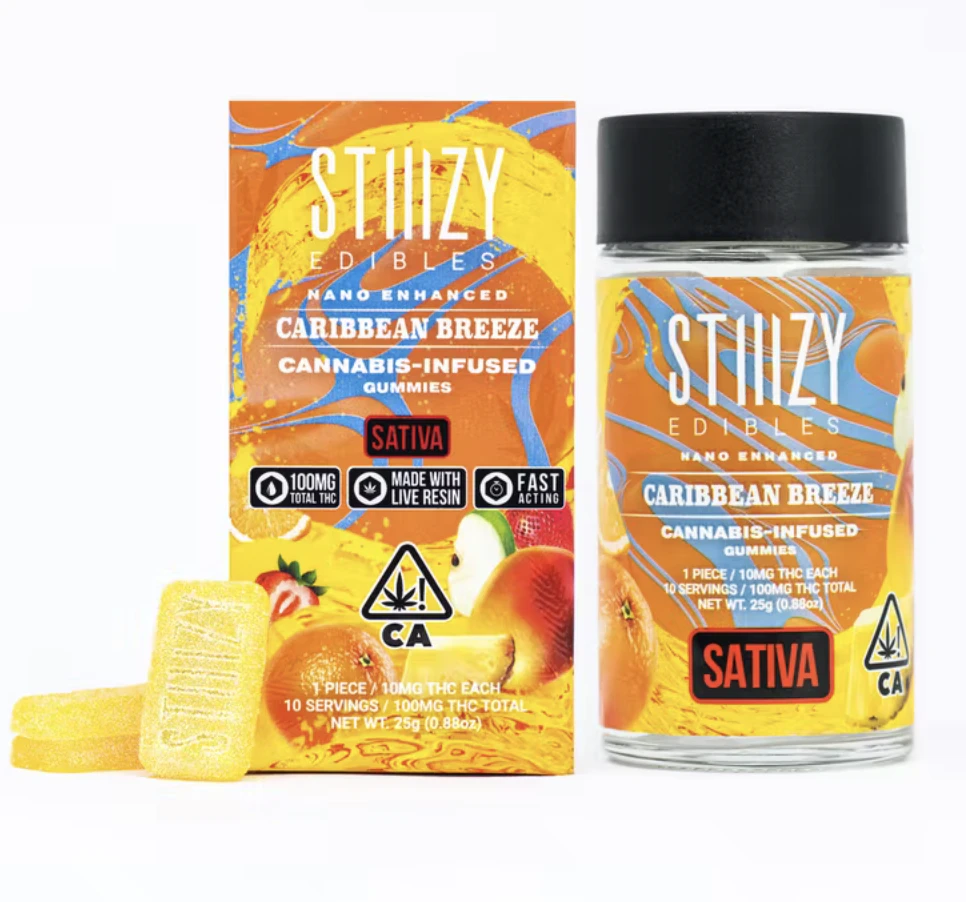 STIIIZY - Caribbean Breeze | 100mg Gummies | STIIIZY      Main Image