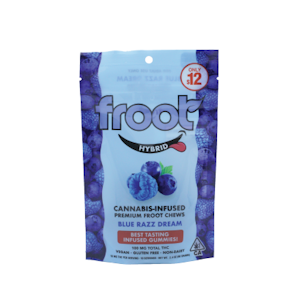Froot - Blue Razz Dream 100mg Gummies 10pk - Froot