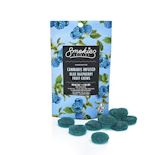 100mg Blue Raspberry Fruit Chews (10mg - 10 Pack) - Smokiez
