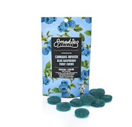 100mg THC Blue Raspberry Fruit Chews (10mg - 10 pack) - Smokiez