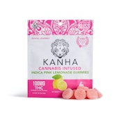 Kanha - Gummies - Pink Lemonade - 100 MG