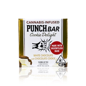 PUNCH EDIBLES AND EXTRACTS - PUNCH - Edible - White Chocolate With Chocolate Chip - Punch Bar Cookie Delight - 100MG