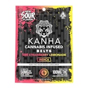Kanha - THC - Classic Indica Sour Belt Strawberry Lemonade 100mg (50 mg/each)
