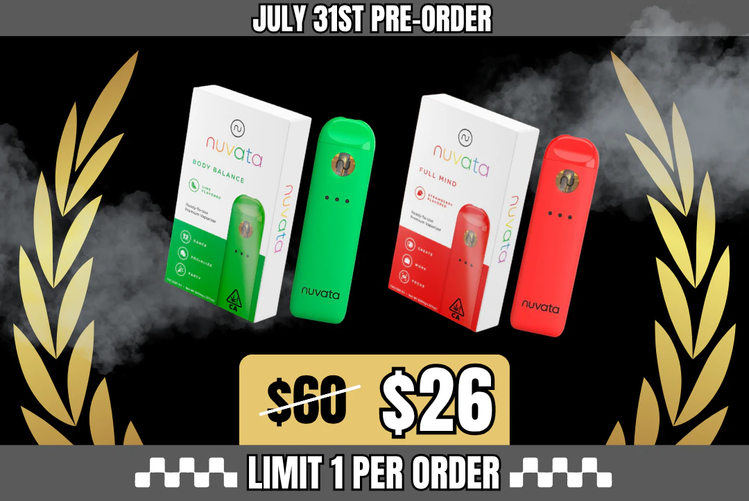 Nuvata - Pre-Order •  2g Nuvata Mind & Body Balance Vape • Available on 07/31 Main Image