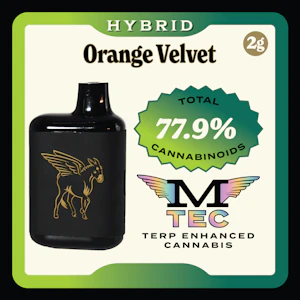 MULE EXTRACTS - Orange Velvet, Cured Resin, Disposable, 2g