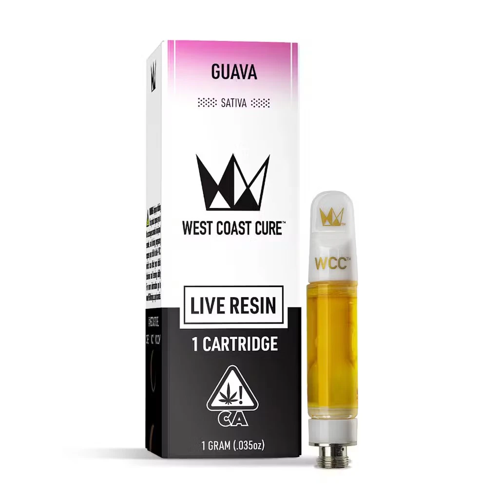 West Coast Cure - Guava (S) 76.3% THC | WCC | Live Resin Cart 1g Main Image