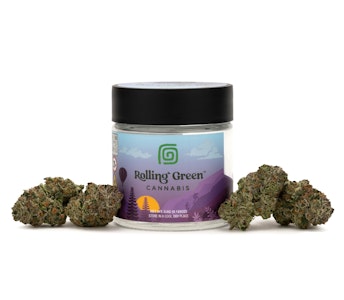 Rolling Green Cannabis - White Runtz - Purple Jar Flower - 3.5g