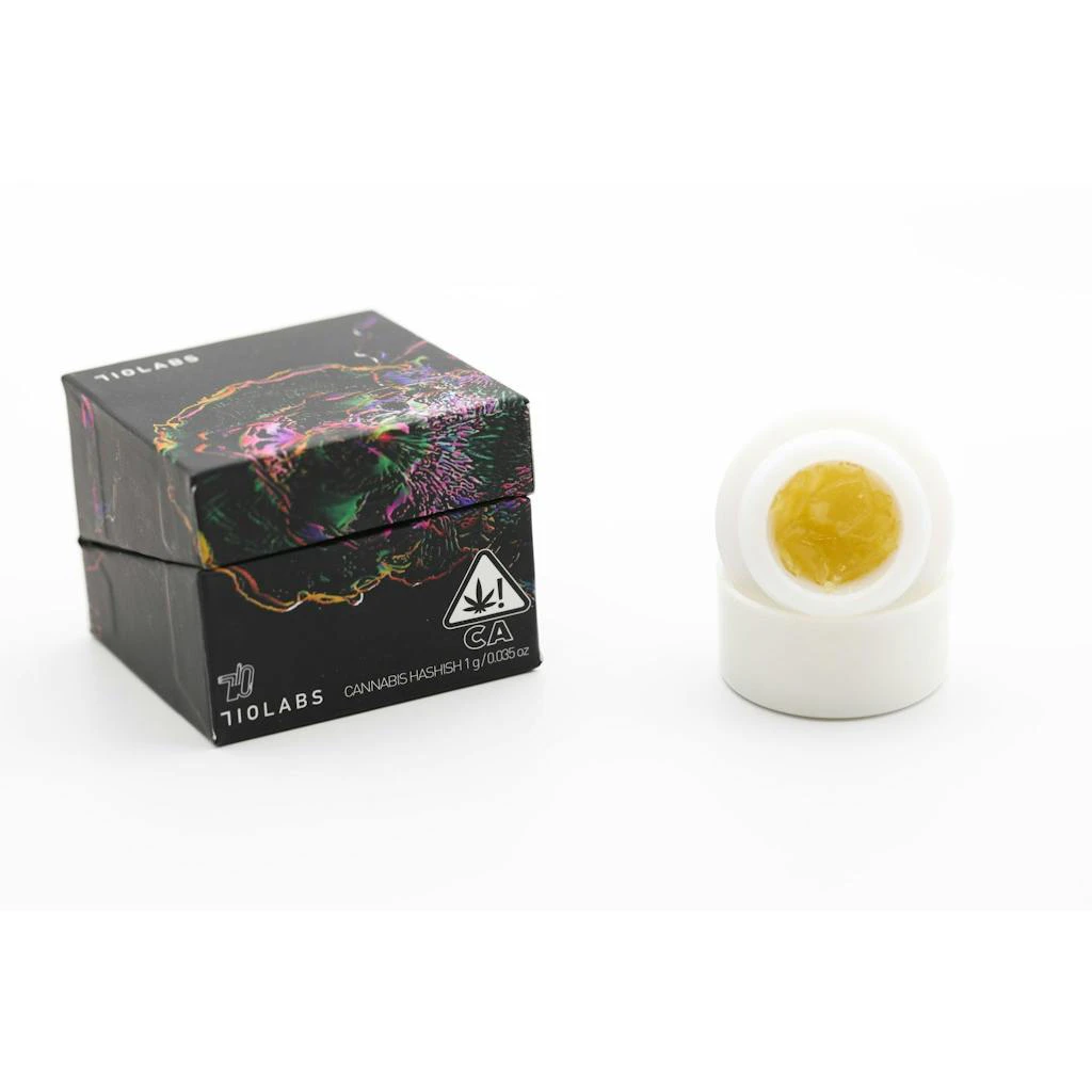 710 Labs - 710 Labs Peach Jolly Rancher #5 + Banana Punch #4 2nd Press Live Rosin 1.0g Main Image