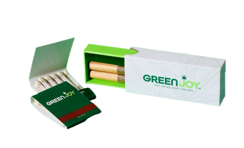 GREEN JOY - Headband Cookies Prerolls  2pk 1g
