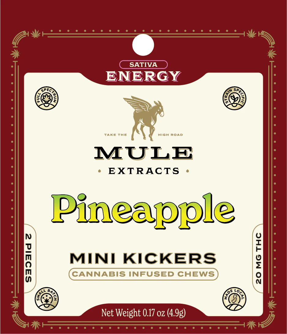 Mule Extracts - Pineapple Gummies 2pk 20mg Main Image
