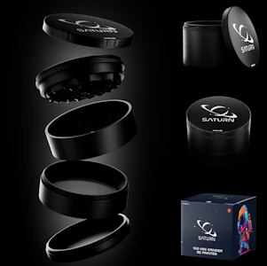 RIDDLES - Saturn  | Grinder 100MM | Onyx