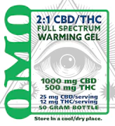 OMO | Warming Gel | 1:2 THC:CBD | 500mg