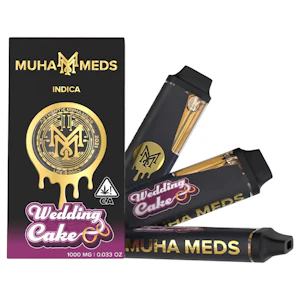 Muha Meds - Wedding Cake (I)  85.90% THC | Muha Meds | 1g (Disposable)