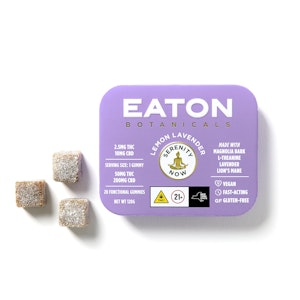 EATON BOTANICALS - Lemon Lavender Serenity - 50mg Gummies