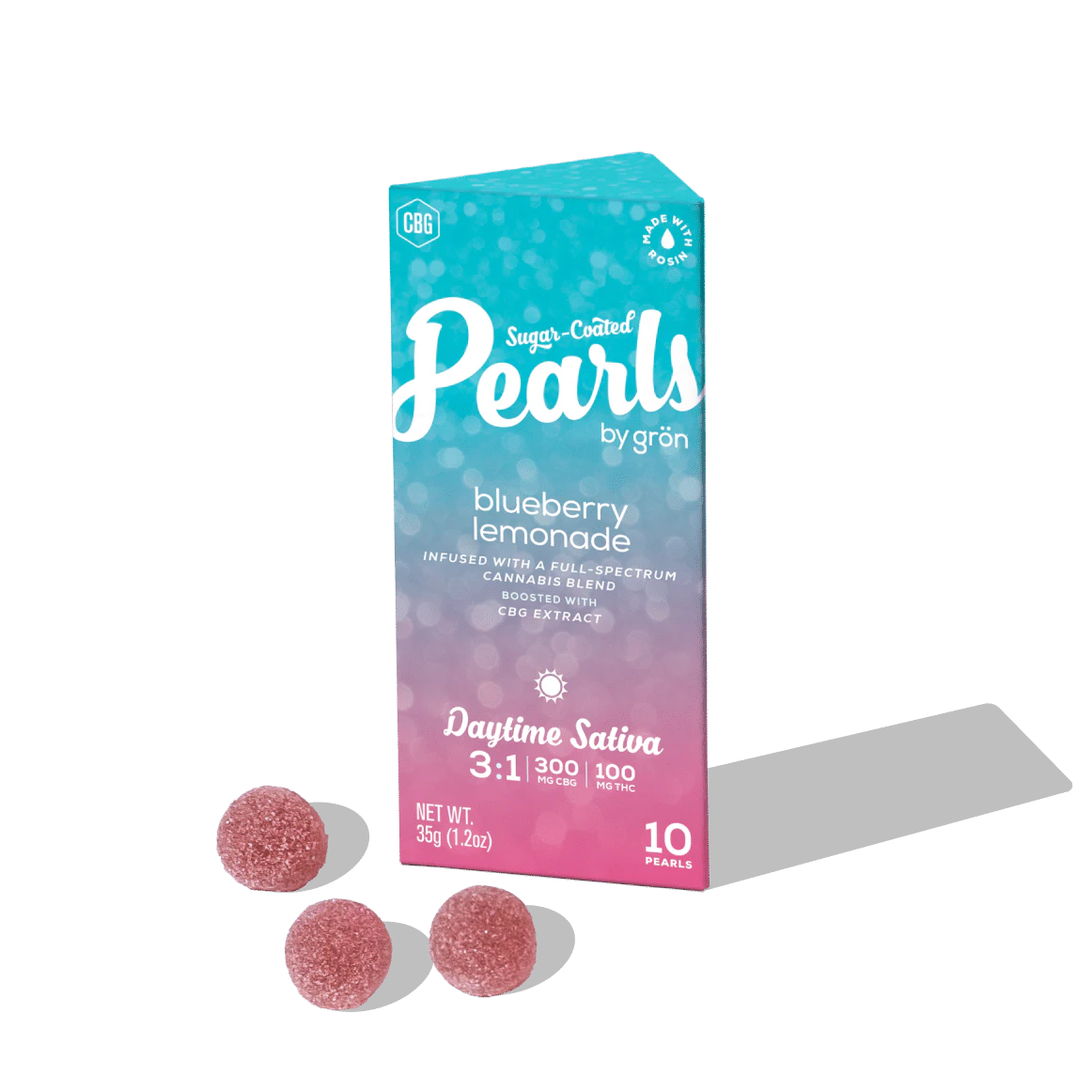 Grön Edibles - 3:1 Blueberry Lemonade Pearls - 100MG Main Image