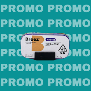 BREEZ - BREEZ PROMO: EXTRA-STRENGTH TABLET TINS (HYBRID, 1000 MG THC)