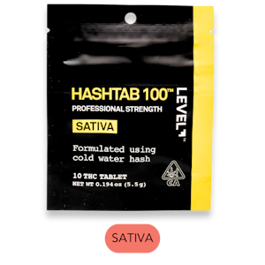 LEVEL+ - Level - Hashtab - Sativa 100 - 10pk - 1000mg
