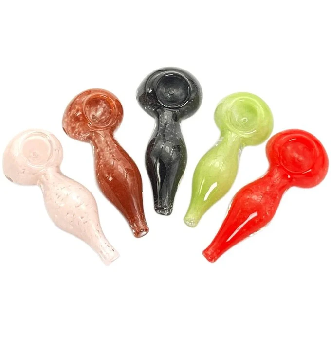 MJ WHOLESALE - 3.5" Spoon Ombre Hand Pipe - Various Colors Main Image