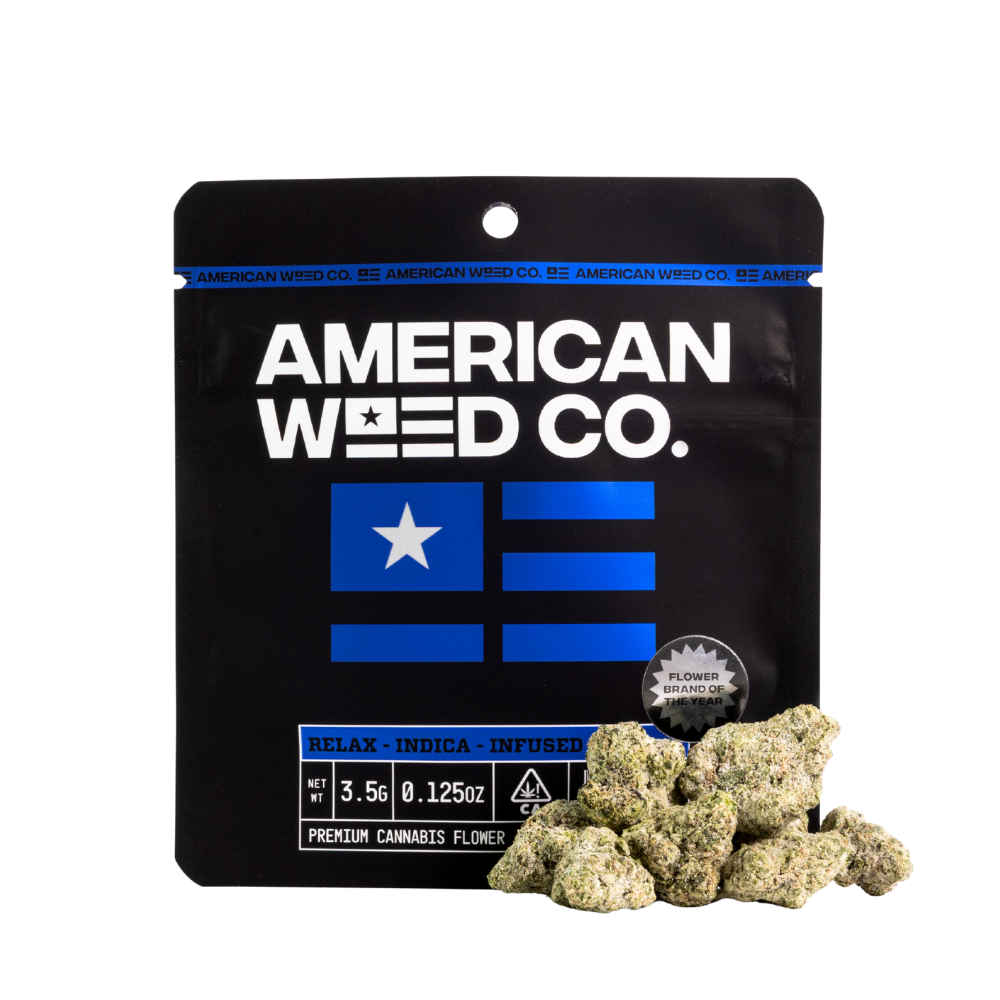 3.5g Blue Gummy Diamond Infused - American Weed Co. picture