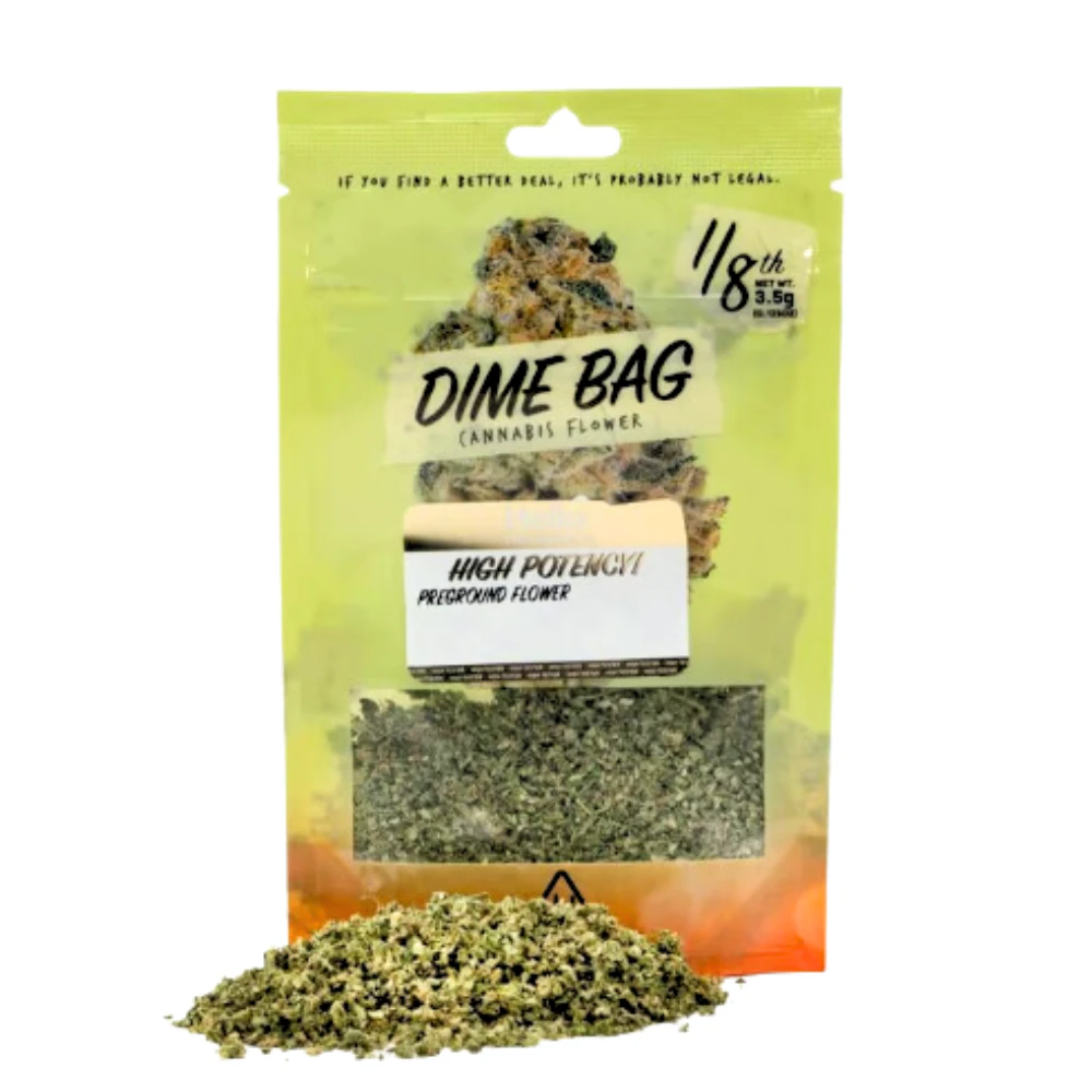 Dime Bag - 3.5g California Limes (Pre-Ground) - Dime Bag Main Image