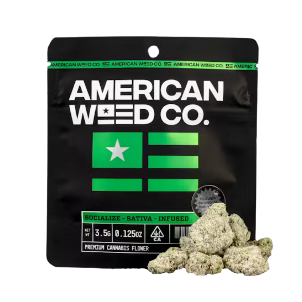 3.5g Citrus Bomb Diamond Infused - American Weed Co. picture