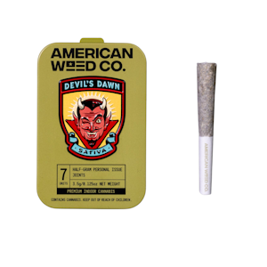 American Weed Co. - 3.5g Devils Dawn Rockets High Diamond Infused Pre-rolls (.5g - 7 pack) - American Weed Co.