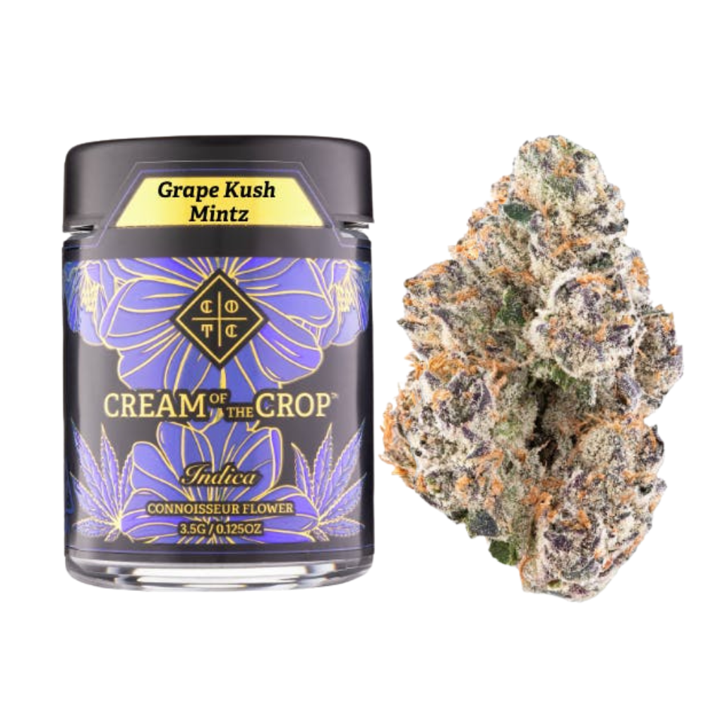 3.5g Grape Kush Mintz (Indoor) - Cream of the Crop picture