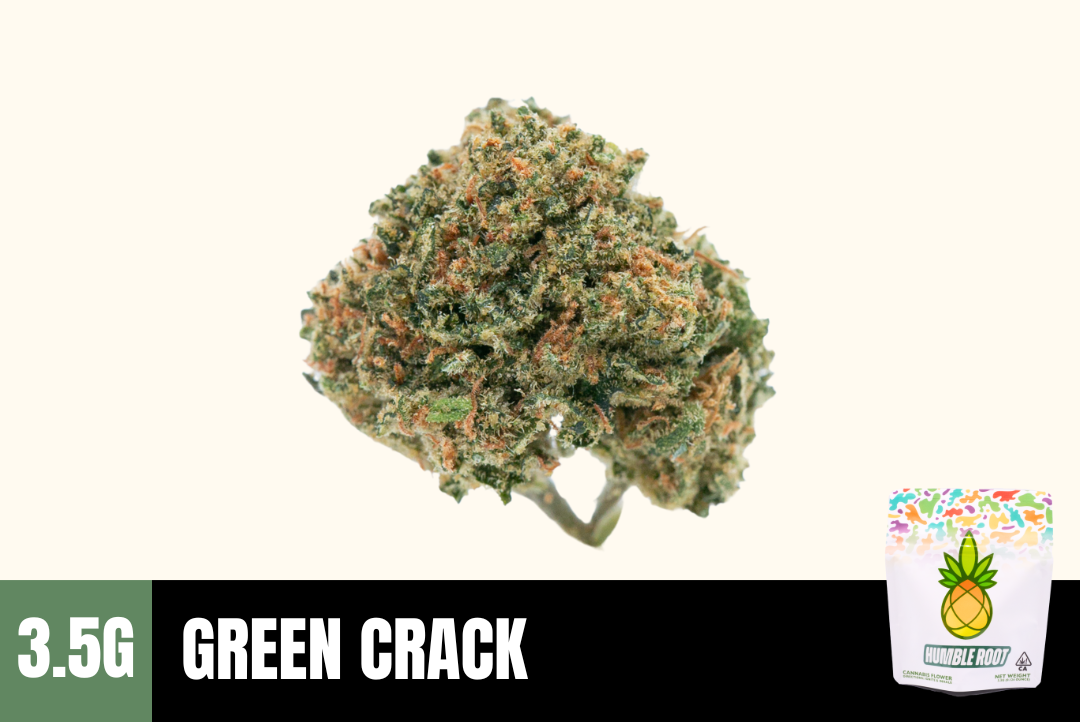 3.5g Green Crack (Greenhouse Smalls) - Humble Root picture